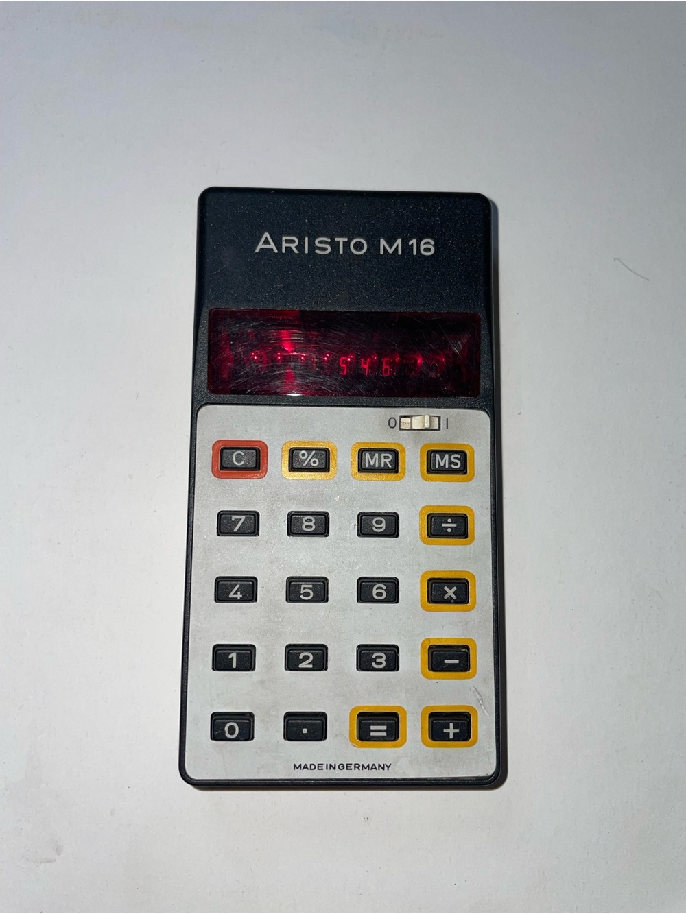 ARISTO M16 Vintage Pocket Calculator Working Well